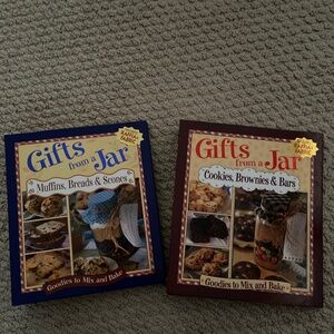 Two New Cookbooks Brand New Set of  Gifts from a Jar